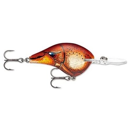 Rapala Dt 08, Balsa, 2 38 Oz, Running Depth 8', Vmc 5 Trebles, Blaze DT08BLZ